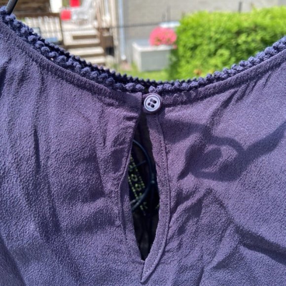 Beautifully braided detail Maje dress in Navy Blue Size 3 (Maje) EUC - Picture 5 of 16